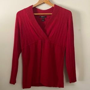 Style & Co | Women’s Medium Soft Red Formal Dress Top Sweater